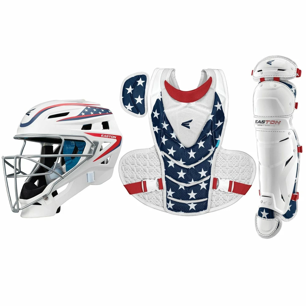 Easton Jen Schro The Very Best Stars & Stripes Fastpitch Catcher's Set: A165448 / A165449 3 Easton Jen Schro The Very Best Stars & Stripes Fastpitch Catcher's Set: A165448 / A165449