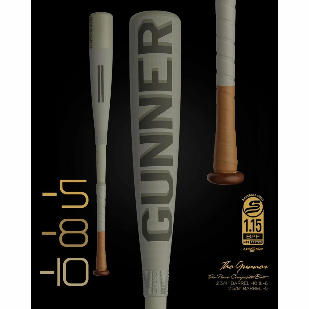 2022 Warstic Gunner -5 (2 5/8") USSSA Baseball Bat: MBGNR22GY5 7 2022 Warstic Gunner -5 (2 5/8") USSSA Baseball Bat: MBGNR22GY5 - Image 5