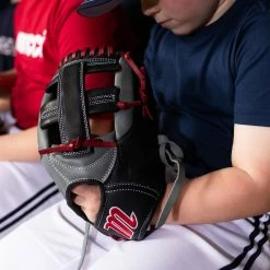 Marucci Caddo S Type 11" Baseball Glove: MFGCADD1100-GY/R -Diamond Sport Gear Online Shop MFGCADD1100 1 56367.1623086634