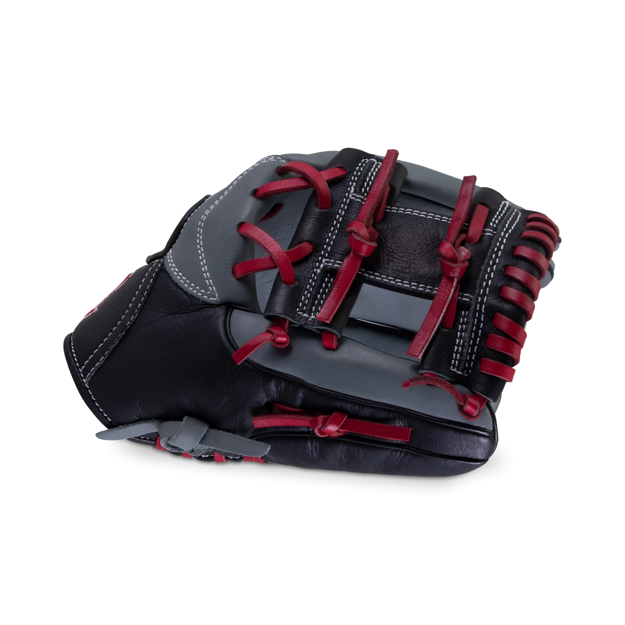Marucci Caddo S Type 11.5" Baseball Glove: MFGCADD1150-GY/R 6 Marucci Caddo S Type 11.5" Baseball Glove: MFGCADD1150-GY/R - Image 4