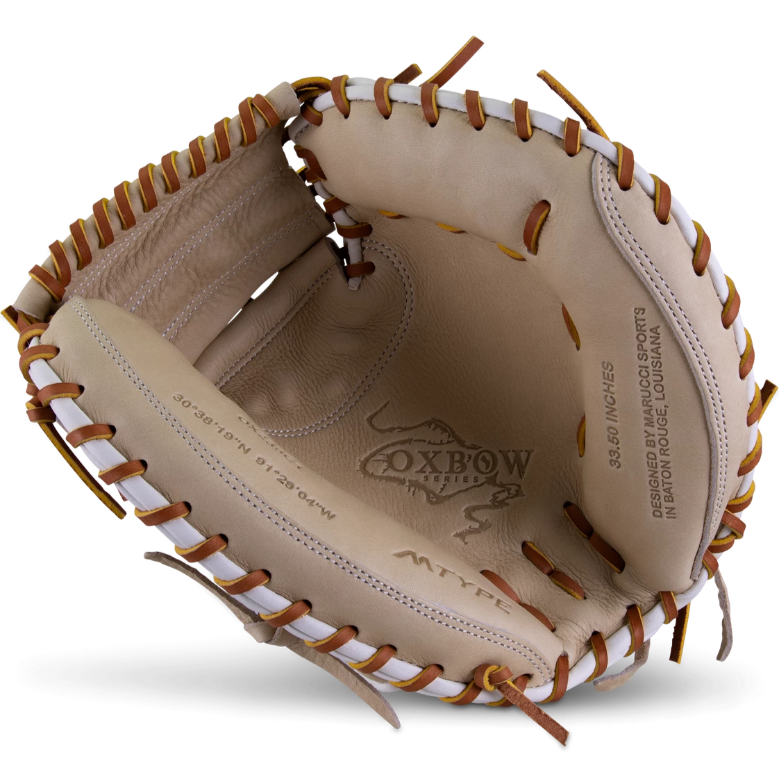 Marucci Oxbow M Type 235C1 33.5" Baseball Catcher's Mitt: MFGOXM235C1 4 Marucci Oxbow M Type 235C1 33.5" Baseball Catcher's Mitt: MFGOXM235C1 - Image 2