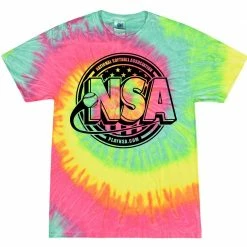 DSG Apparel National Softball Association NSA Crest Tie Dye Short Sleeve Shirt