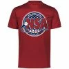 DSG Apparel National Softball Association NSA Dry Fit Cardinal Short Sleeve Shirt 2 DSG Apparel National Softball Association NSA Dry Fit Cardinal Short Sleeve Shirt -Diamond Sport Gear Online Shop NSAFLAGLOGO2COLOR NavyWhitecardinal