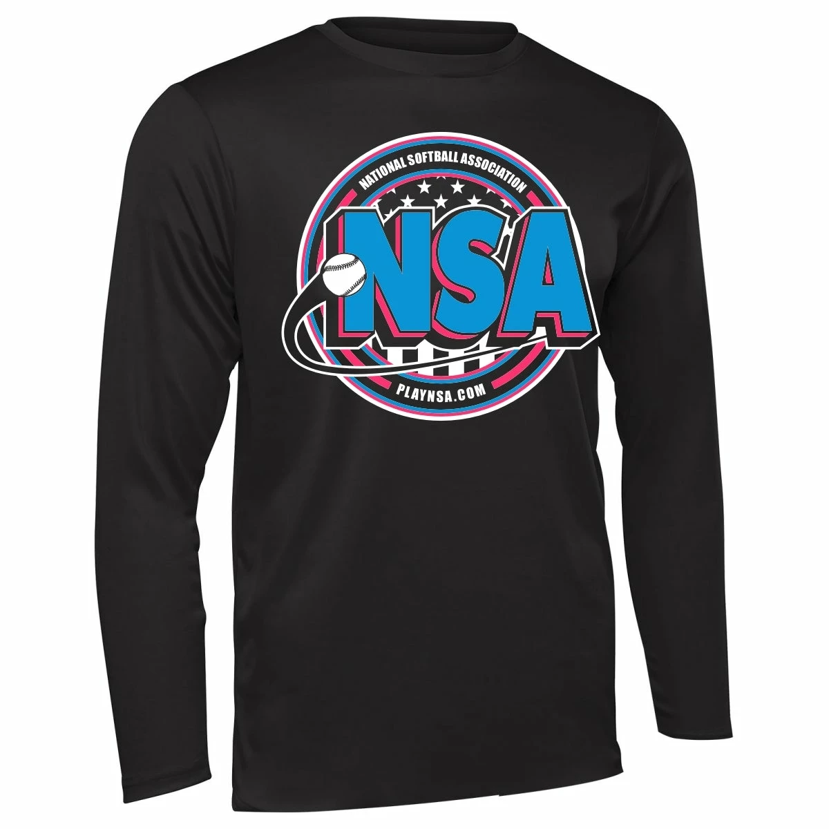 DSG Apparel National Softball Association NSA Dry Fit VICE Long Sleeve Shirt 3 DSG Apparel National Softball Association NSA Dry Fit VICE Long Sleeve Shirt