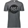 DSG Apparel National Softball Association NSA Tone Tri Blend Short Sleeve Shirt 2 DSG Apparel National Softball Association NSA Tone Tri Blend Short Sleeve Shirt -Diamond Sport Gear Online Shop NSATRIBLEND3065TONEBlack