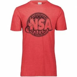DSG Apparel National Softball Association NSA Tone Tri Blend Short Sleeve Shirt 8 DSG Apparel National Softball Association NSA Tone Tri Blend Short Sleeve Shirt -Diamond Sport Gear Online Shop NSATRIBLEND3065TONERed