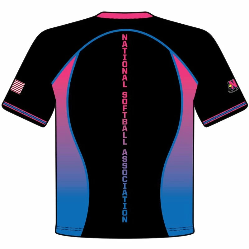 DSG Apparel National Softball Association NSA VICE Sublimated Short Sleeve Shirt 4 DSG Apparel National Softball Association NSA VICE Sublimated Short Sleeve Shirt - Image 2