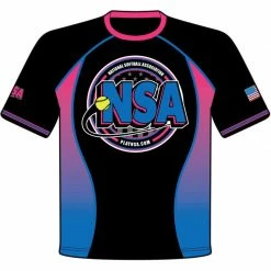 DSG Apparel National Softball Association NSA VICE Sublimated Short Sleeve Shirt