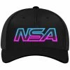 Pacific Headwear NSA Outline Series VICE Flex Fit Hat: 404M-BKPKBL -Diamond Sport Gear Online Shop NSAVice
