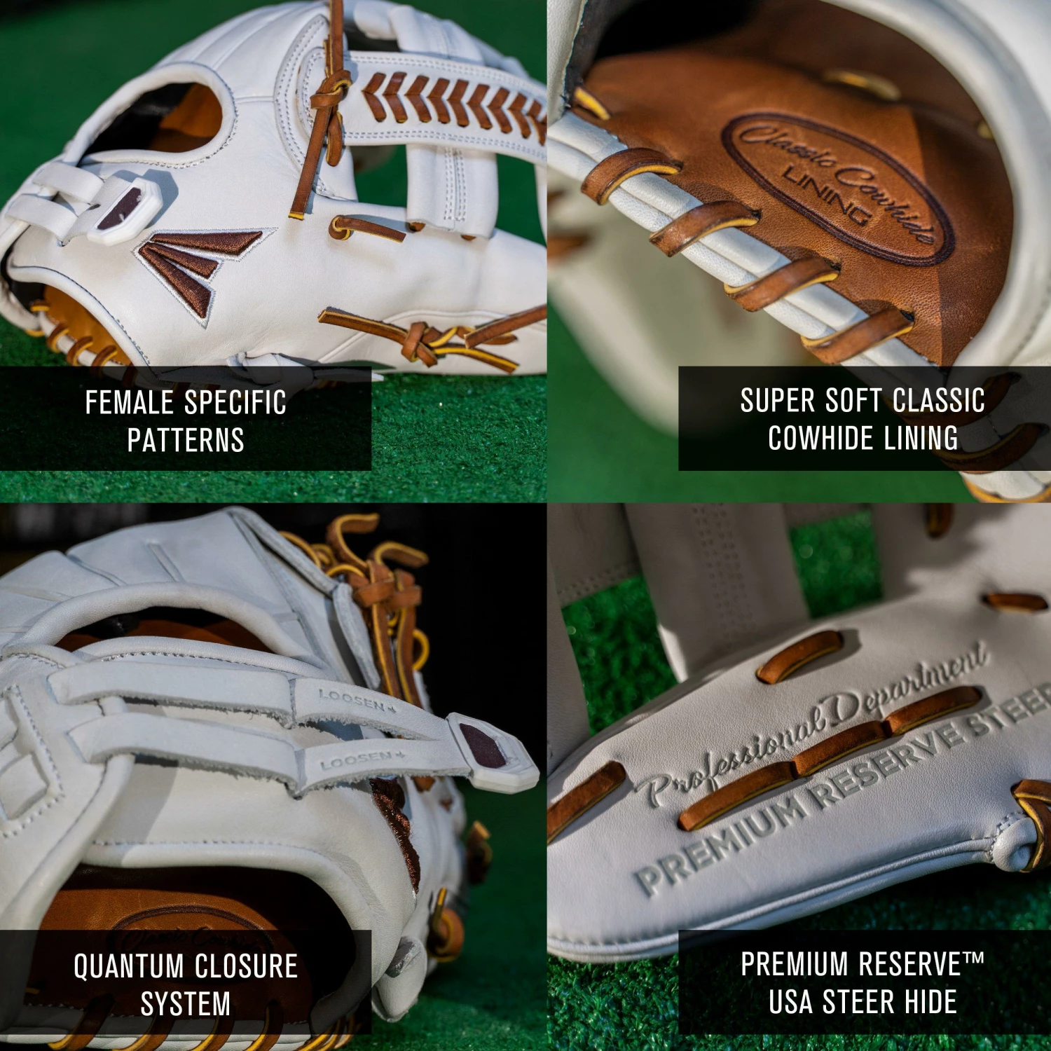 Easton Professional Collection 12.5" Fastpitch Softball Glove: PCFP125 6 Easton Professional Collection 12.5" Fastpitch Softball Glove: PCFP125 - Image 4