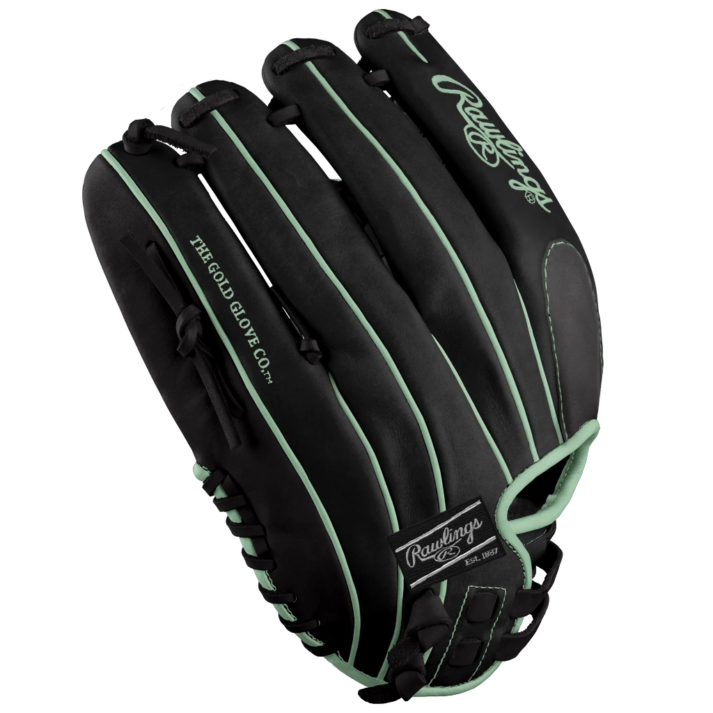 Rawlings Heart of the Hide 12.5" Midnight Mint DSG Exclusive Fastpitch Glove: PRO125SB-6MMDSG 5 Rawlings Heart of the Hide 12.5" Midnight Mint DSG Exclusive Fastpitch Glove: PRO125SB-6MMDSG - Image 3
