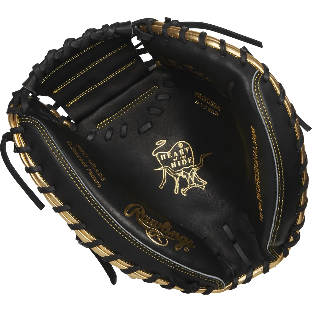 Rawlings Heart of the Hide 33.5" Baseball Catcher's Mitt: PROGS24 4 Rawlings Heart of the Hide 33.5" Baseball Catcher's Mitt: PROGS24 - Image 2