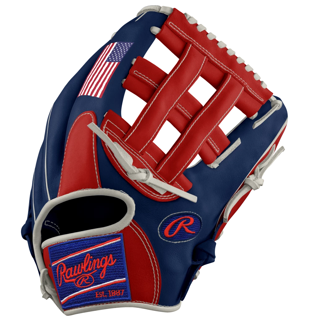 Rawlings Heart of the Hide 12.25" DSG Exclusive Baseball Glove: PROKB17-6USA21 3 Rawlings Heart of the Hide 12.25" DSG Exclusive Baseball Glove: PROKB17-6USA21