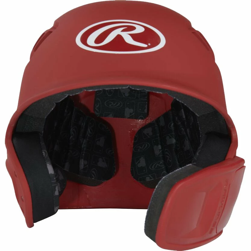 Rawlings R16 Matte Batting Helmet with Universal Jaw Guard: R6R07 7 Rawlings R16 Matte Batting Helmet with Universal Jaw Guard: R6R07 - Image 5