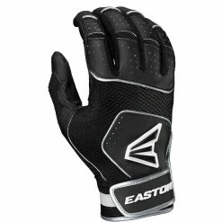Easton Walk Off NX Adult Batting Gloves: A121252 -Diamond Sport Gear Online Shop WALKOFFNX BK BK A121254 backcopy