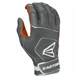 Easton Walk Off NX Adult Batting Gloves: A121252 -Diamond Sport Gear Online Shop WALKOFFNX Caramel Grey A121259 backcopy