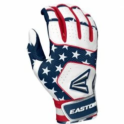 Easton Walk Off NX Adult Batting Gloves: A121252 -Diamond Sport Gear Online Shop WALKOFFNX Stars Stripes A121260 backcopy