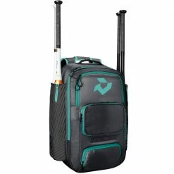 DeMarini Spectre Backpack: WB57176 60 DeMarini Spectre Backpack: WB57176 -Diamond Sport Gear Online Shop WB5717602 1 Spectre Backpack Grey Mint.png.cq5dam.web .1200.1200