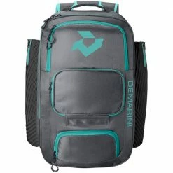 DeMarini Spectre Backpack: WB57176 55 DeMarini Spectre Backpack: WB57176 -Diamond Sport Gear Online Shop WB5717602 2 Spectre Backpack Grey Mint.png.cq5dam.web .1200.1200