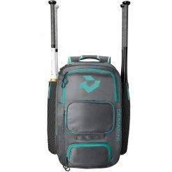 DeMarini Spectre Backpack: WB57176 61 DeMarini Spectre Backpack: WB57176 -Diamond Sport Gear Online Shop WB5717602 4 Spectre Backpack Grey Mint.png.cq5dam.web .1200.1200