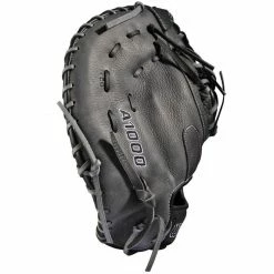 Wilson A1000 1620 12.5" Baseball First Base Mitt: WBW100140125 11 Wilson A1000 1620 12.5" Baseball First Base Mitt: WBW100140125 -Diamond Sport Gear Online Shop WBW100140 3 A1000 1620 1B 125 Grey Black.png.cq5dam.web .1200.1200
