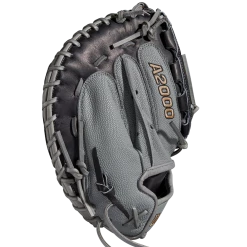 Wilson A2000 FPCM 34" SuperSkin Fastpitch Catcher's Mitt: WBW10021834 13 Wilson A2000 FPCM 34" SuperSkin Fastpitch Catcher's Mitt: WBW10021834 -Diamond Sport Gear Online Shop WBW100218 3 A2000 C FPCM 34 GraySS Black