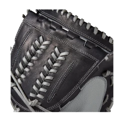 Wilson A2000 FPCM 34" SuperSkin Fastpitch Catcher's Mitt: WBW10021834 14 Wilson A2000 FPCM 34" SuperSkin Fastpitch Catcher's Mitt: WBW10021834 -Diamond Sport Gear Online Shop WBW100218 4 A2000 C FPCM 34 GraySS Black