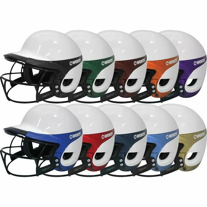 Worth Liberty Batting Helmet with Mask: WLBH / WLBHA 4 Worth Liberty Batting Helmet with Mask: WLBH / WLBHA - Image 2