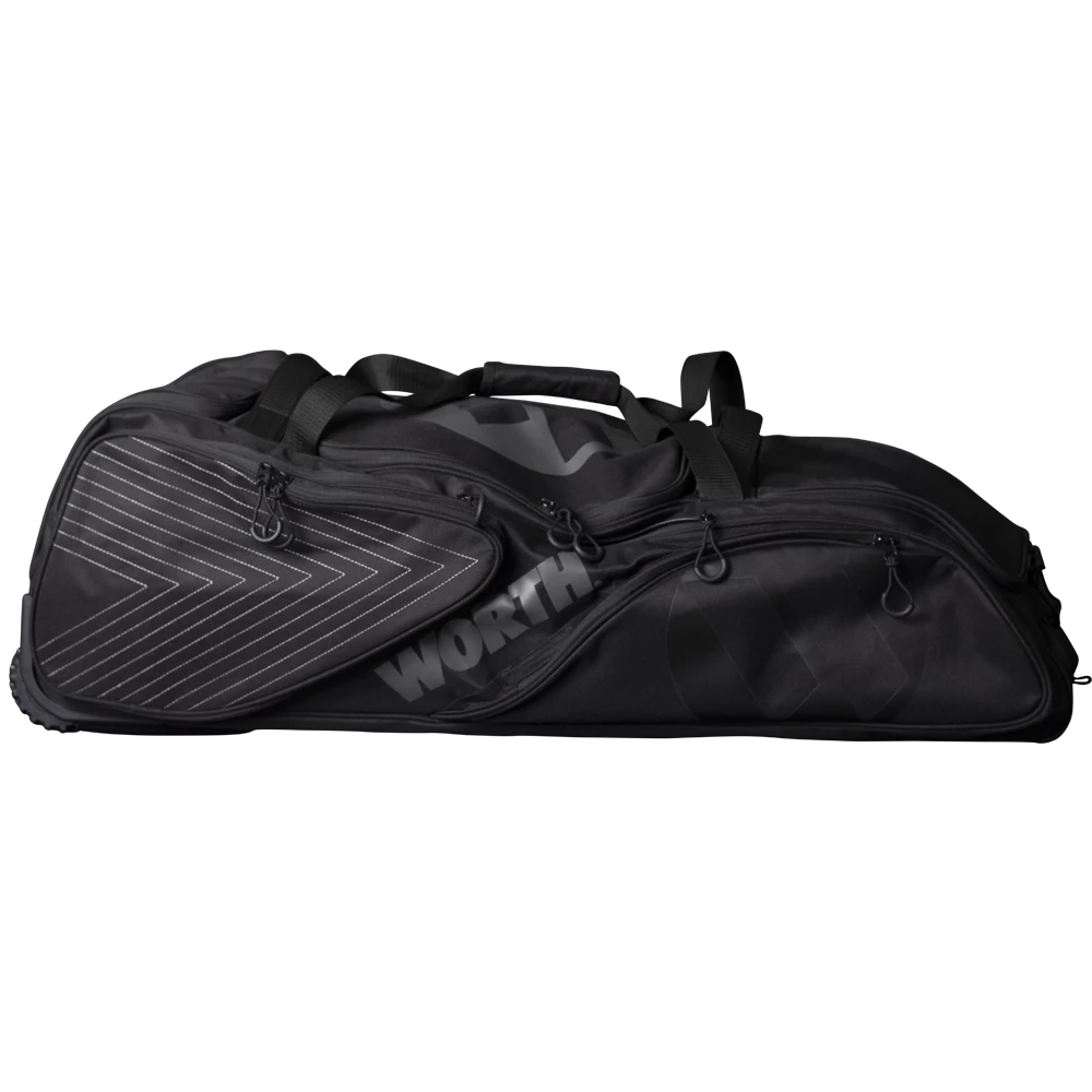 Worth Wheeled Equipment Bag: WORBAG-WB-BLK 3 Worth Wheeled Equipment Bag: WORBAG-WB-BLK