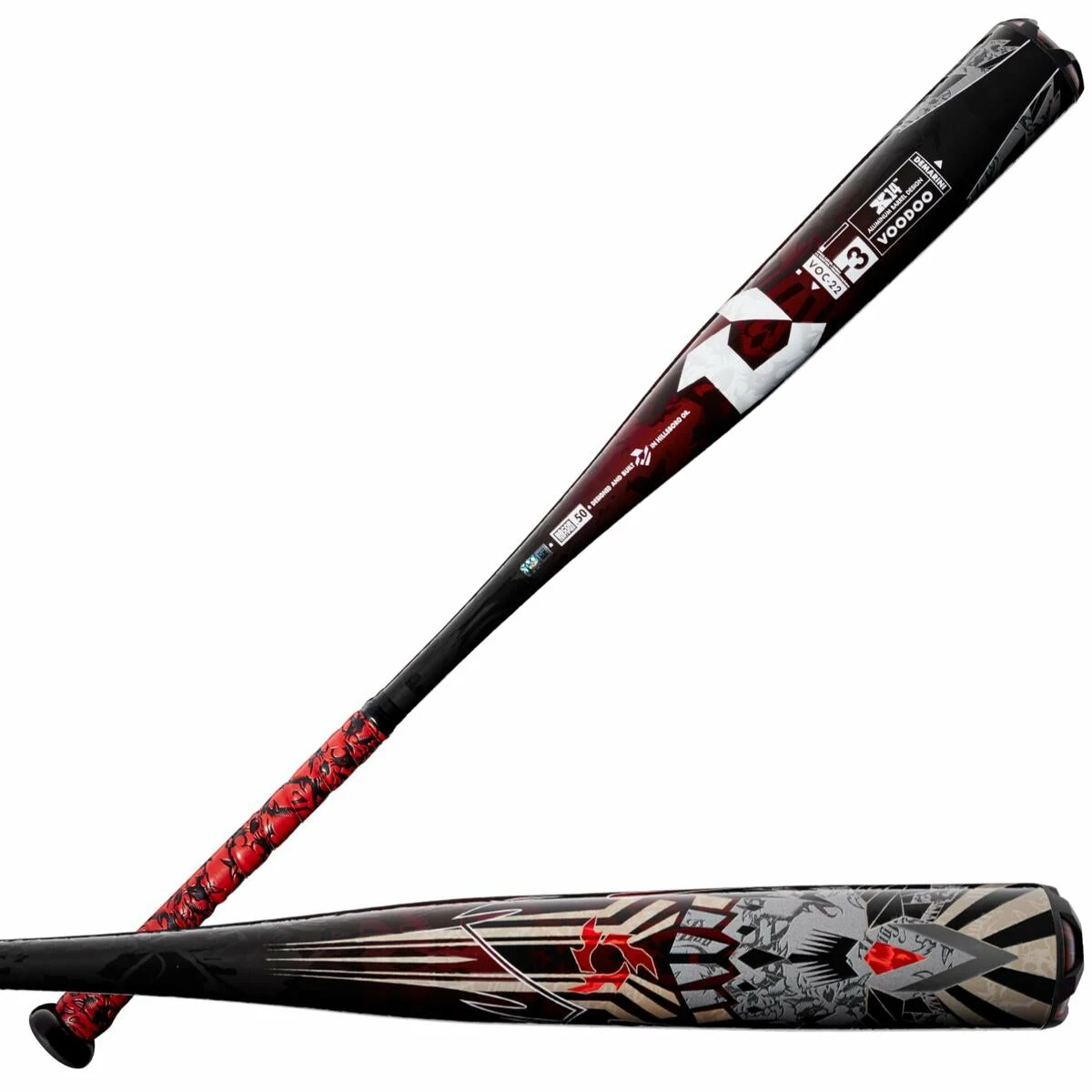 2022 DeMarini Voodoo One -3 BBCOR Baseball Bat: WTDXVOC22 8 2022 DeMarini Voodoo One -3 BBCOR Baseball Bat: WTDXVOC22 - Image 6