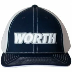 Worth 404M Mesh Trucker Flex Fit Hat: WTHTRK-NWW