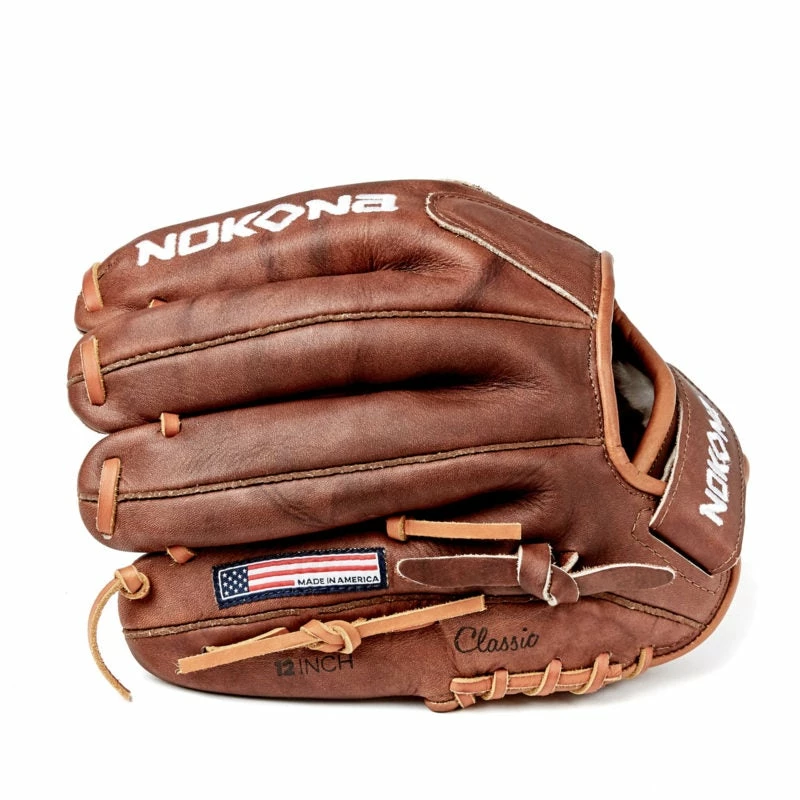 Nokona Walnut 12" Fastpitch Glove: W-V1200 6 Nokona Walnut 12" Fastpitch Glove: W-V1200 - Image 4
