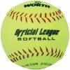 Worth Official League 12" 44/375 Synthetic Slowpitch Softballs: YWCS12 -Diamond Sport Gear Online Shop YWCS12