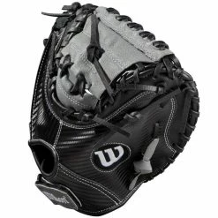 Wilson A360 31.5" Baseball Catcher's Mitt: WBW100190315 8 Wilson A360 31.5" Baseball Catcher's Mitt: WBW100190315 -Diamond Sport Gear Online Shop a5bdac9d1f754757afa99f7fe868ae05fcca0e5c WBW100191 2 A360 Baseball 315 Black Grey