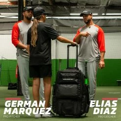 PowerNet Odyssey Rolling Gear Bag (Backpack): B014-BK 13 PowerNet Odyssey Rolling Gear Bag (Backpack): B014-BK -Diamond Sport Gear Online Shop b0143