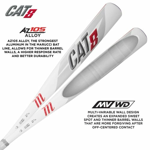 2019 Marucci CAT8 -8 (2 3/4") USSSA Baseball Bat: MSBC88 6 2019 Marucci CAT8 -8 (2 3/4") USSSA Baseball Bat: MSBC88 - Image 4