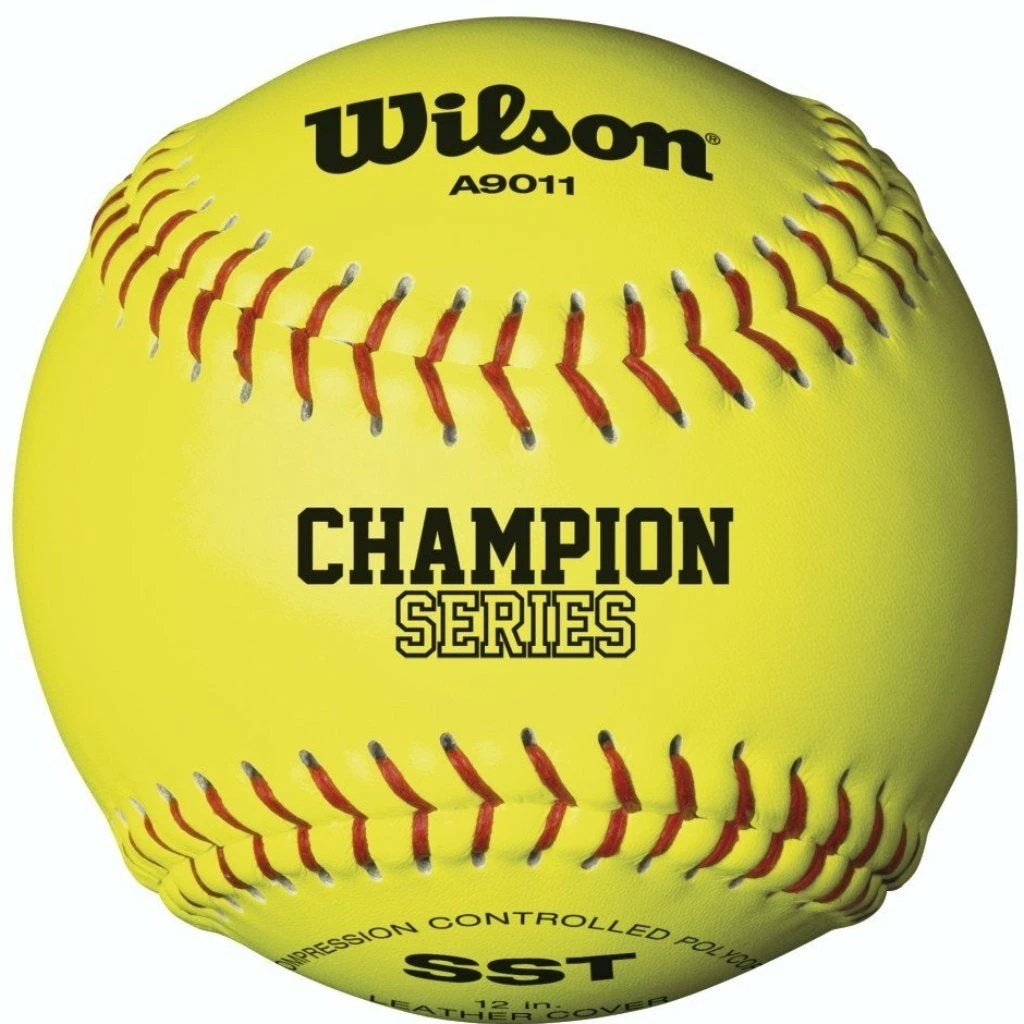 Wilson NFHS Polycore 12" 47/375 Leather Fastpitch Softballs: WTA9011BSST 3 Wilson NFHS Polycore 12" 47/375 Leather Fastpitch Softballs: WTA9011BSST