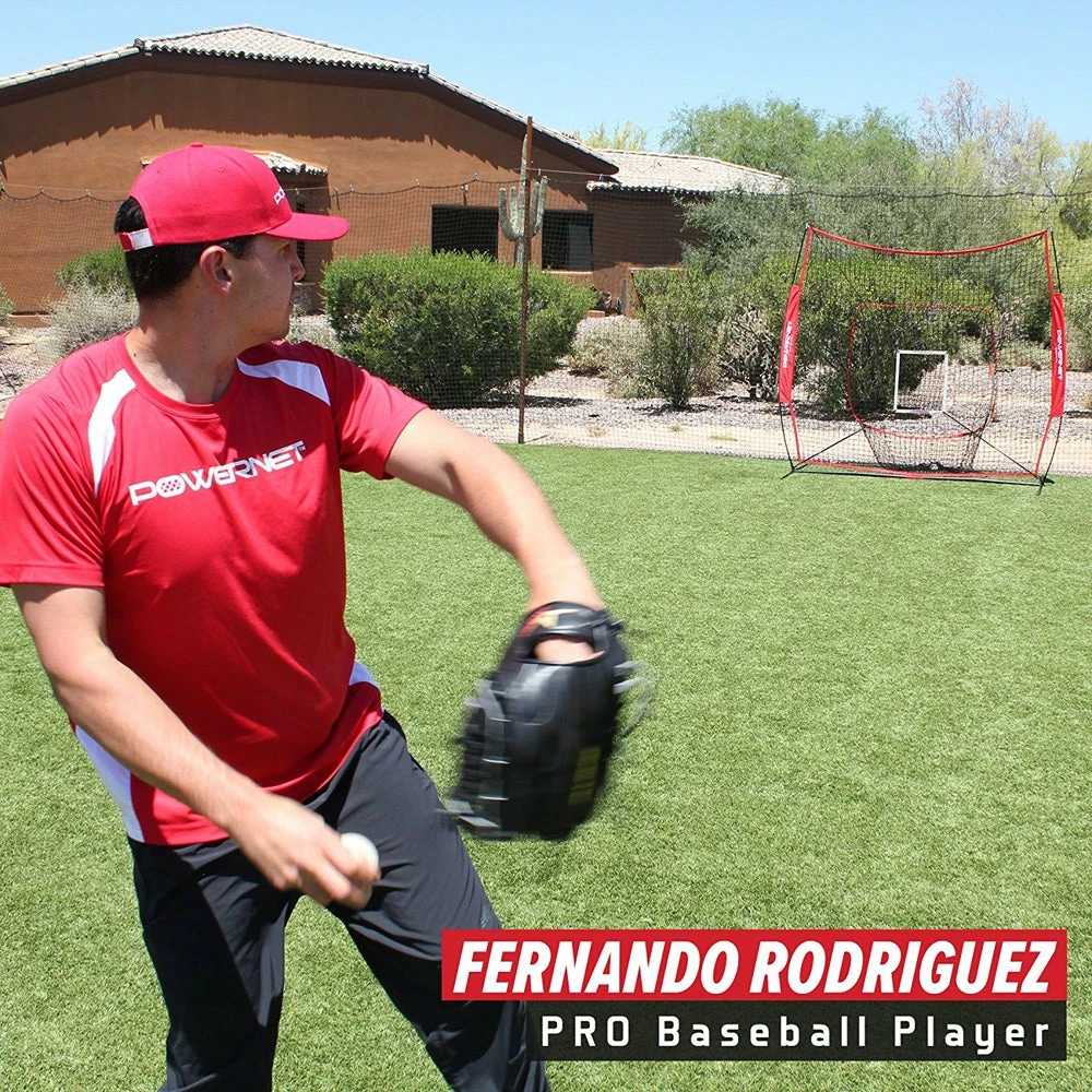 PowerNet 7' x 7' DLX Hitting Net & 1 Weighted Ball: 1009 8 PowerNet 7' x 7' DLX Hitting Net & 1 Weighted Ball: 1009 - Image 6