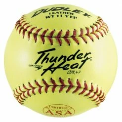 Dudley ASA Thunder Heat 11" 47/375 Leather Fastpitch Softballs: 4A-531Y