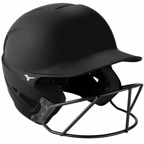 Mizuno F6 Solid Fastpitch Batting Helmet with Mask: 380395 / 380397 3 Mizuno F6 Solid Fastpitch Batting Helmet with Mask: 380395 / 380397