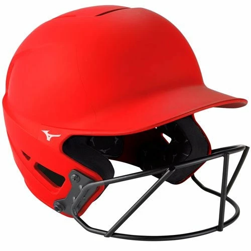 Mizuno F6 Solid Fastpitch Batting Helmet with Mask: 380395 / 380397 4 Mizuno F6 Solid Fastpitch Batting Helmet with Mask: 380395 / 380397 - Image 2