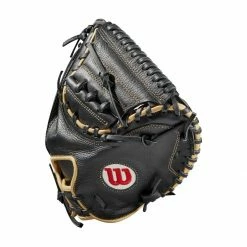 Wilson A500 32" Baseball Catcher's Mitt: WBW10016132 -Diamond Sport Gear Online Shop fb9548a9217b20aa44fc7577ddbc53ccd820bfcc WBW100161 2 A500 Baseball 125 Blonde Grey Black