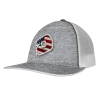 DeMarini USA D Heather Flex Fit Hat: TRKUSAHEATHER 1 DeMarini USA D Heather Flex Fit Hat: TRKUSAHEATHER -Diamond Sport Gear Online Shop heatherusa
