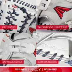 Easton Haylie McCleney Professional Collection Signature Series 12.75" Fastpitch Softball Glove: HM8136 10 Easton Haylie McCleney Professional Collection Signature Series 12.75" Fastpitch Softball Glove: HM8136 -Diamond Sport Gear Online Shop hm81364