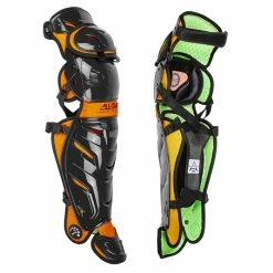 All Star System7 Axis Catcher's Leg Guards: LG912S7X / LG1216S7X / LG40SPRO / LG40WPRO -Diamond Sport Gear Online Shop lg40pro bkor