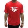 Louisville Slugger Louiville Slugger Shield T-Shirt: SSSP -Diamond Sport Gear Online Shop ls red shirt white logo