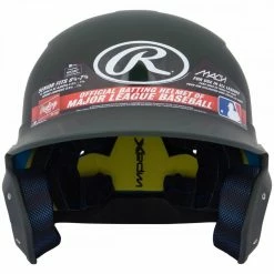 Rawlings Mach Matte Batting Helmet: MACH -Diamond Sport Gear Online Shop rawlings batting helmet adult matte mach inset4