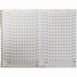 Athletic Specialties Diamond Sport Gear 15 Player Side by Side Scorebook: SBB2