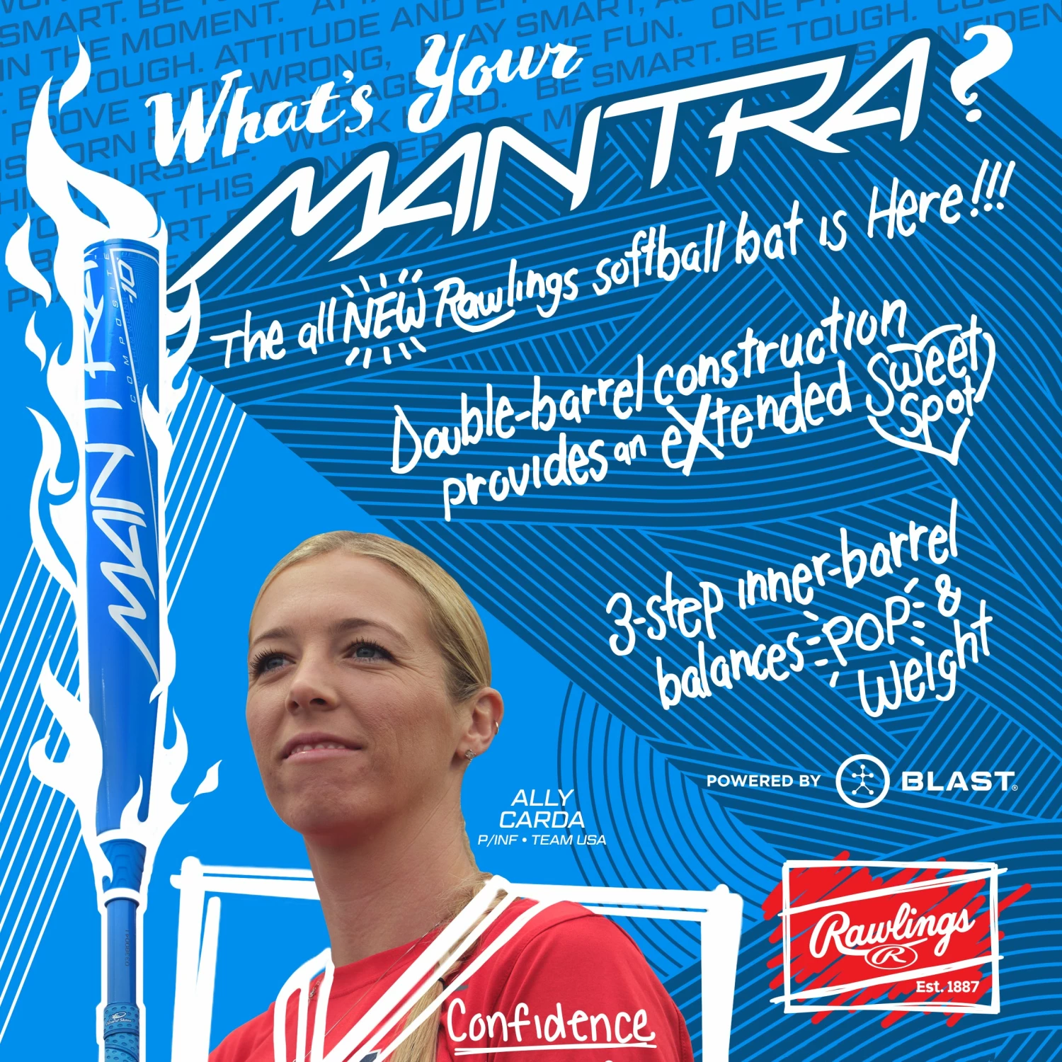 2021 Rawlings Mantra -9 Fastpitch Softball Bat: FP1M9 10 2021 Rawlings Mantra -9 Fastpitch Softball Bat: FP1M9 - Image 8