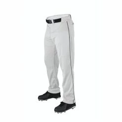 Wilson Adult P200 Classic Knit Relaxed Fit Baseball Pants with Piping: WTA4332 -Diamond Sport Gear Online Shop wta4332wbm 1
